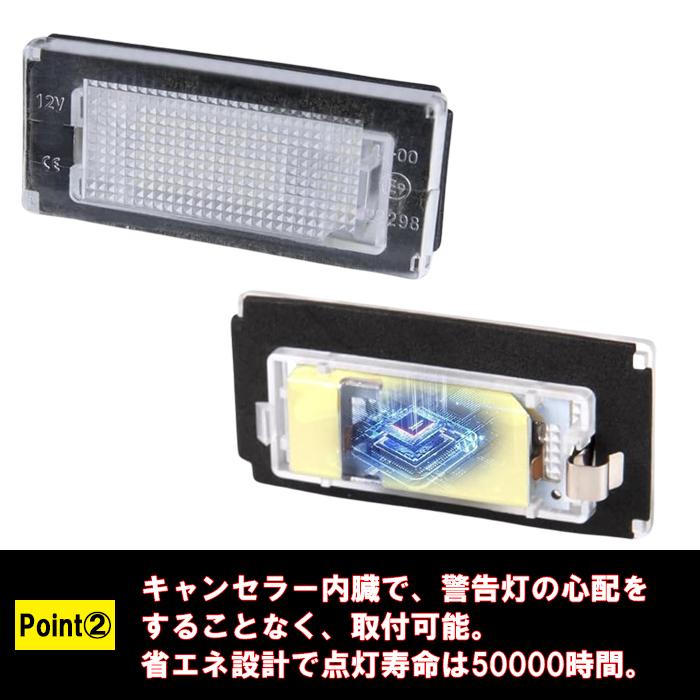 MINI（ミニ） 【互換品】BMW MINI ミニクーパー ナンバー灯 R50 R52