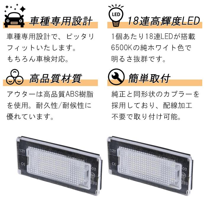 MINI（ミニ） 【互換品】BMW MINI ミニクーパー ナンバー灯 R50 R52