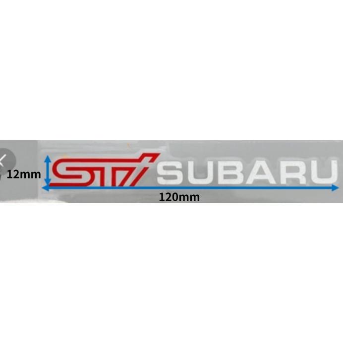 SUBARU（スバル） STI ワイパー ステッカー スバルステッカー STI