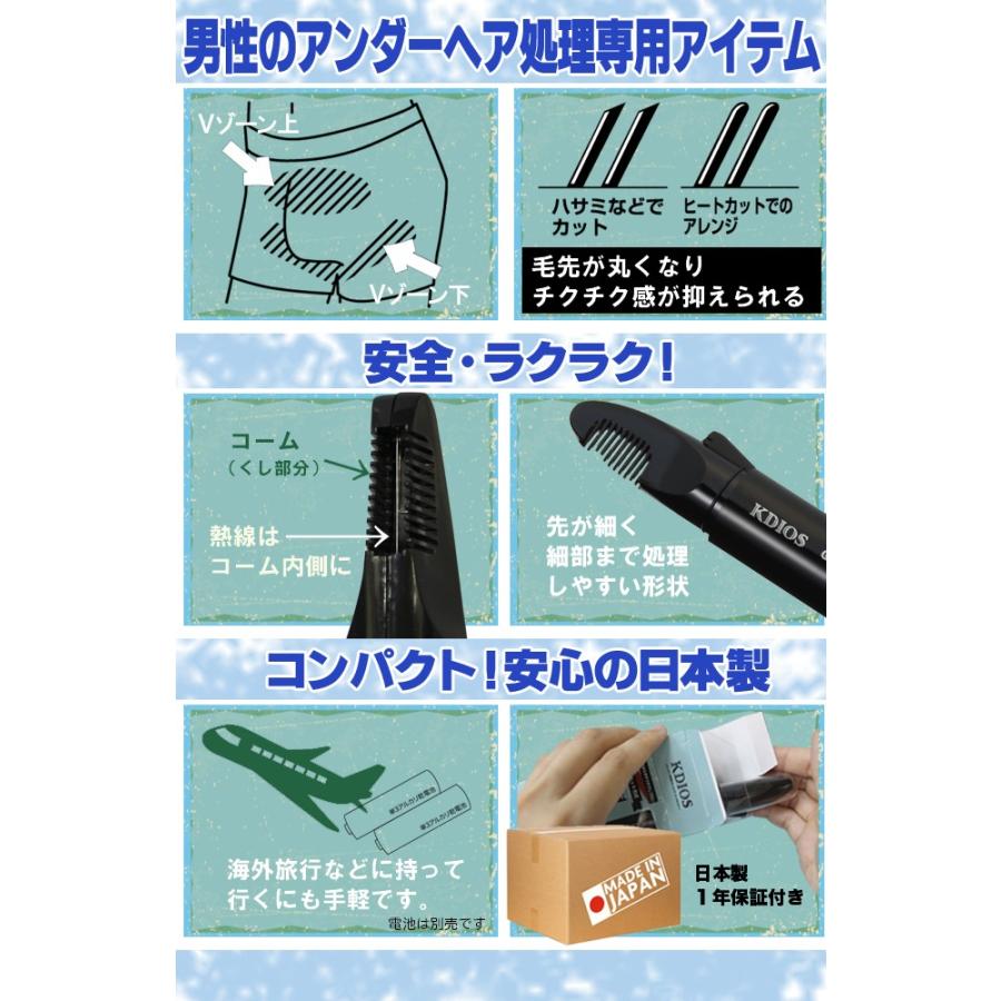 ケディオス ヒートカッター メンズ 男性用 アンダーヘア シェーバー おしゃれ ユニスターオンラインストア 通販 Yahoo ショッピング