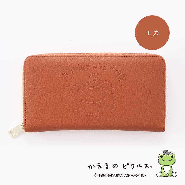 かえるのピクルス スマホも入る長財布 正規品 pickles the frog