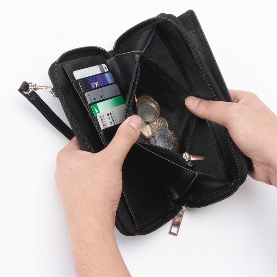 牛革マルチポーチ メンズ 財布 携帯ケース カードケース ユニスターオンラインストア 通販 Yahoo ショッピング