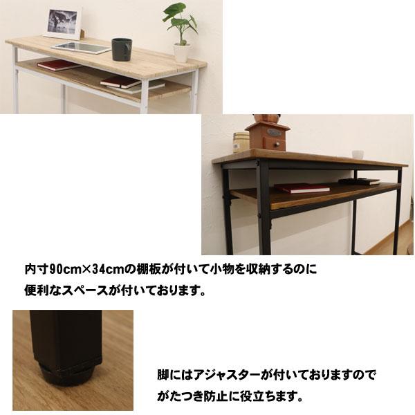 カウンターテーブル おしゃれ ヴィンテージ風 高さ90cm ダイニングテーブル デスク カフェテーブル ハイテーブル バーテーブル｜unit-f｜04