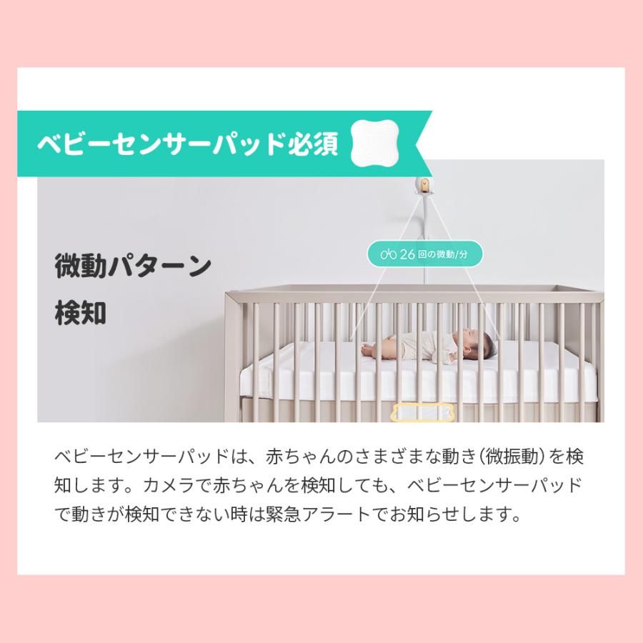 Cubo Ai 赤ちゃんねんね見守りセット スマートベビーモニター 