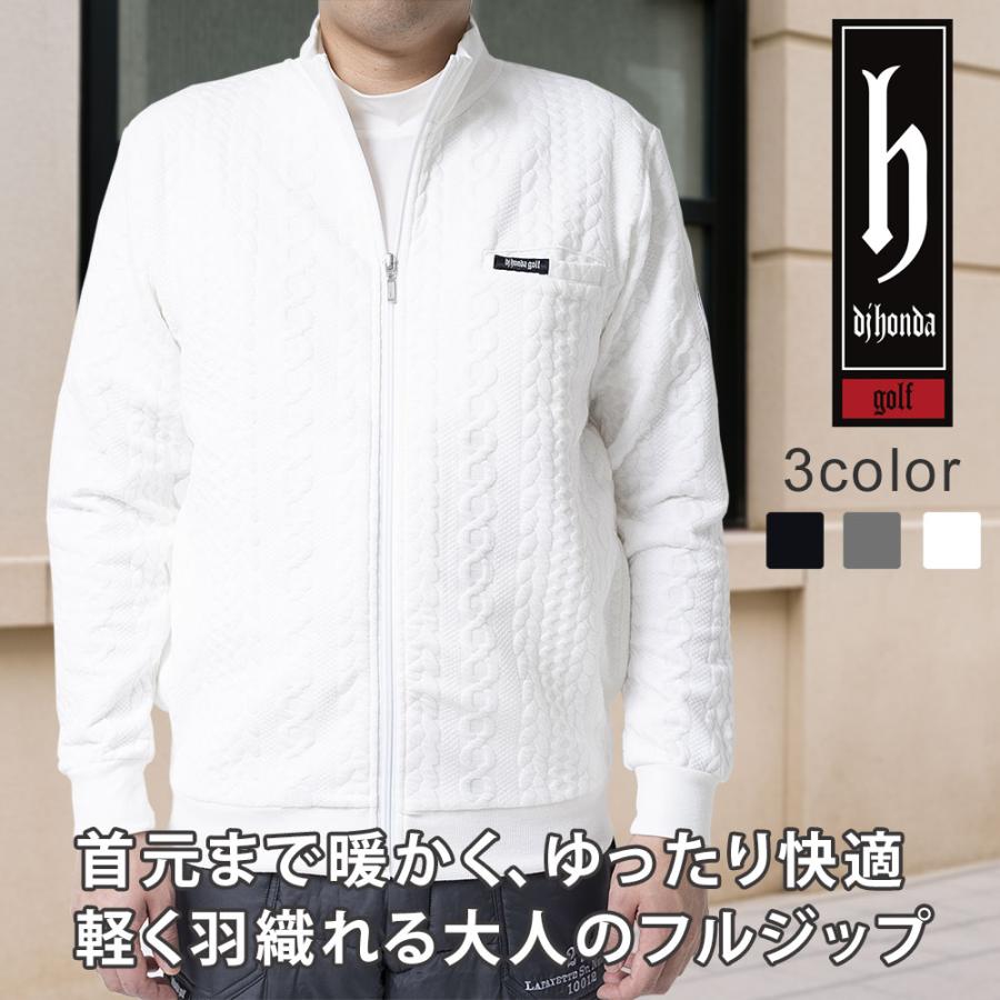 dj honda（ディージェイホンダ） djhonda golf フルジップトレーナー
