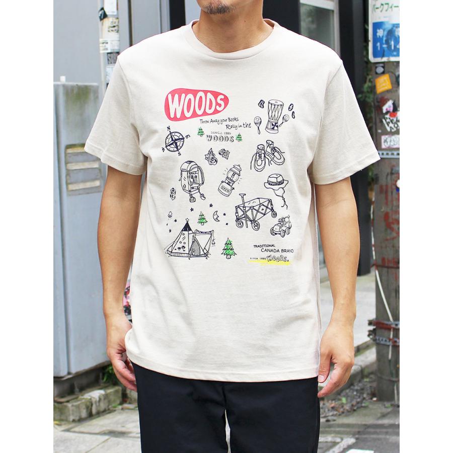 Woods Canada 公式 Tシャツ キャンプ メンズ レディース ロゴ キャンプイラスト アウトドア Sale 2c7 0211 ユナイテッドジャパン 通販 Yahoo ショッピング