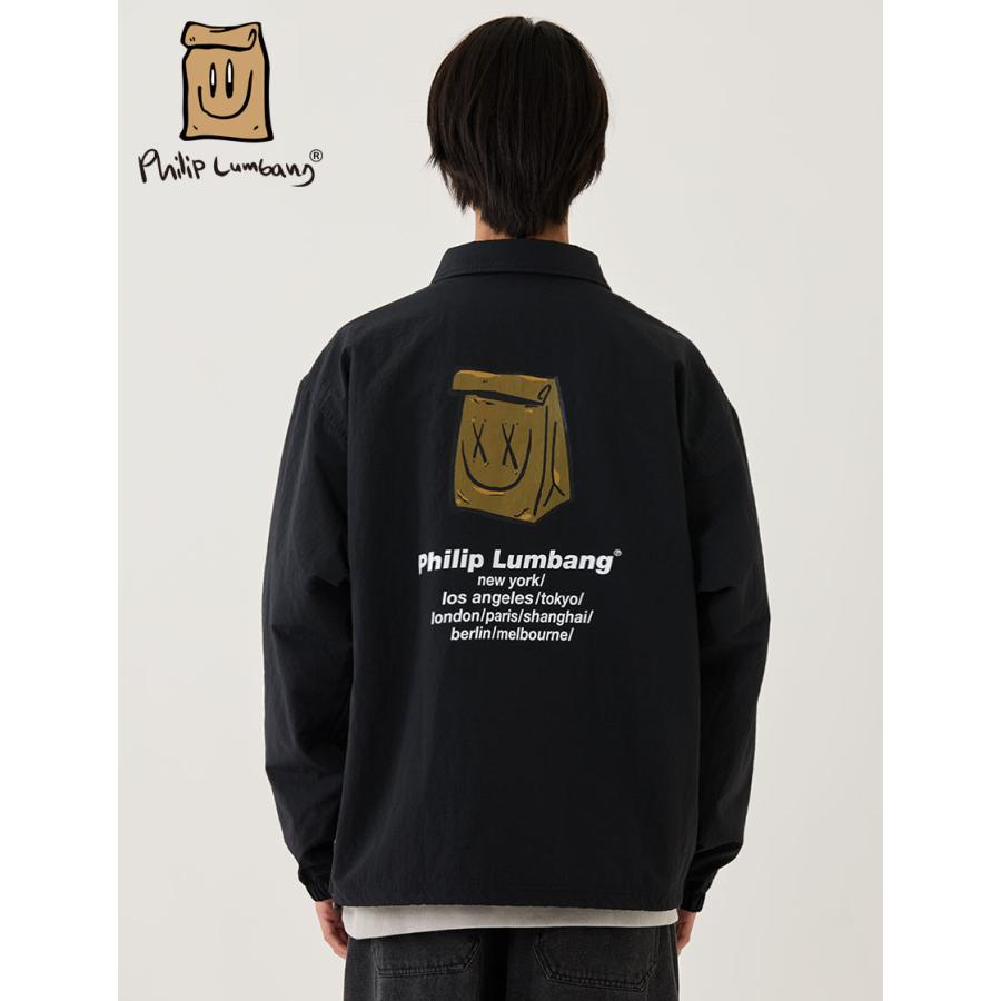Philip Lumbang 公式 Lunch Bag コーチジャケット メンズ レディース