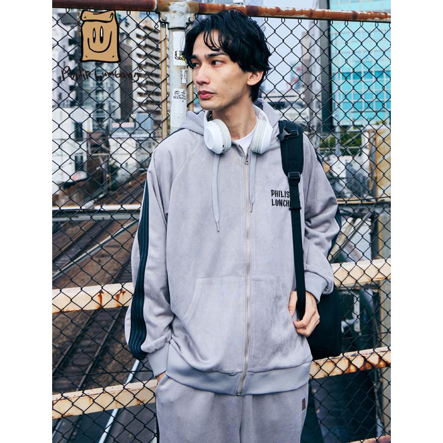 Philip Lumbang 公式 トラックパーカー スエードタッチ Lunch Bag