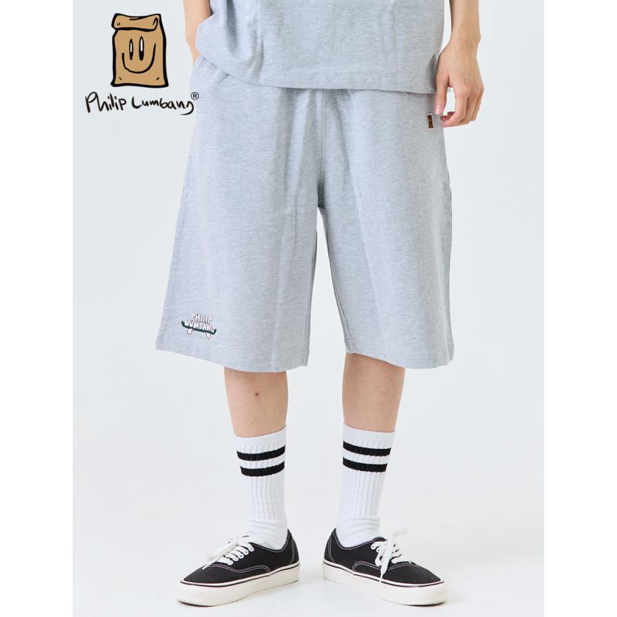 Philip Lumbang 公式 ハーフパンツ ミニ裏毛 メンズ レディース