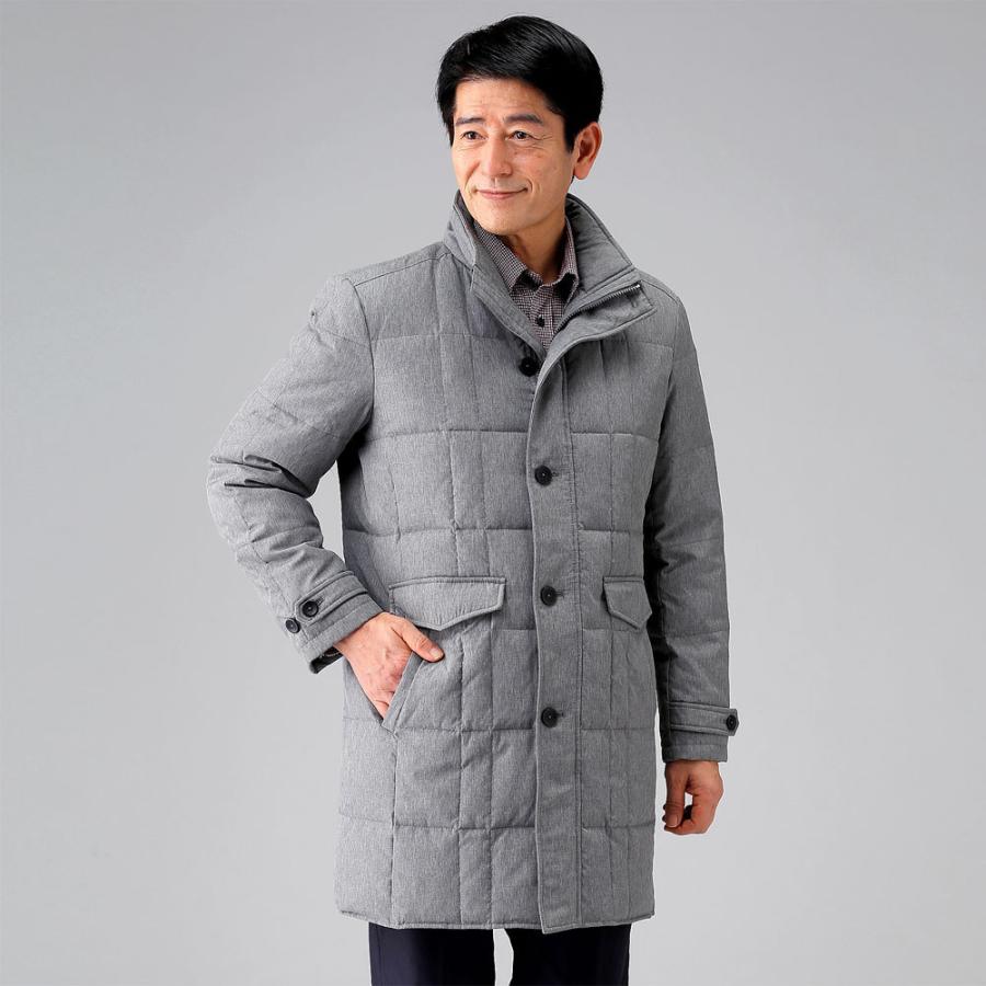 Huntington Club ロングコート ダウン 撥水 あったか メンズ シニア