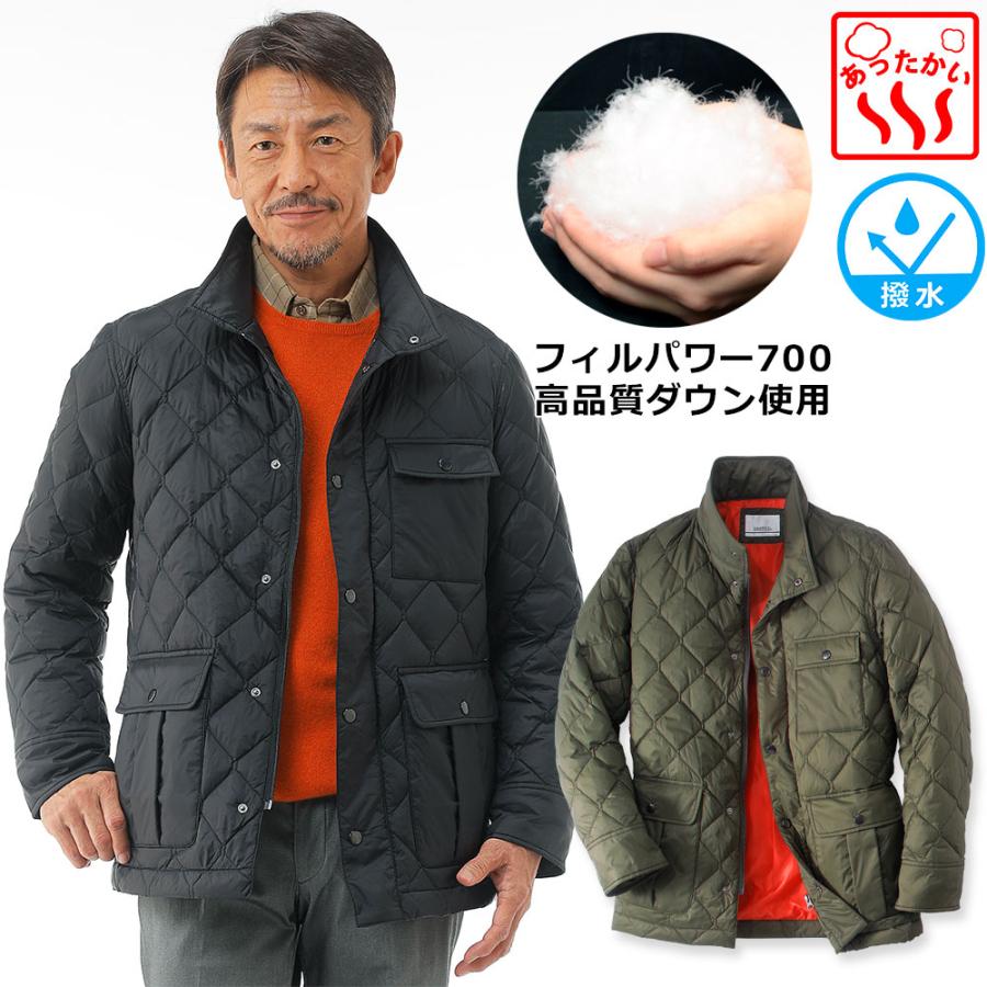 ライトダウンジャケット 撥水 フィルパワー700 インナーダウン あったか メンズ シニア プレゼント 50代 60代 70代 80代 誕生日 ギフト ラッピング無料送料無料 ライトダウンジャケット 撥水 フィルパワー700 軽量 アウター コート