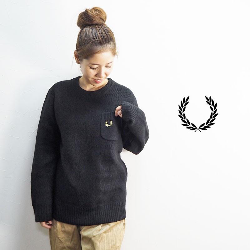 低価格の トップス Sweater Grey ニット セーター レディース Perry Fred フレッドペリー ニット セーター Williamsav Com