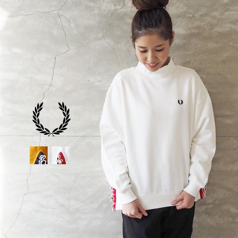 フレッドペリー Fred Perry スウェット レディース 長袖 ハイネック トレーナー F5373 スエット プルオーバー F5373 United Parks 通販 Yahoo ショッピング