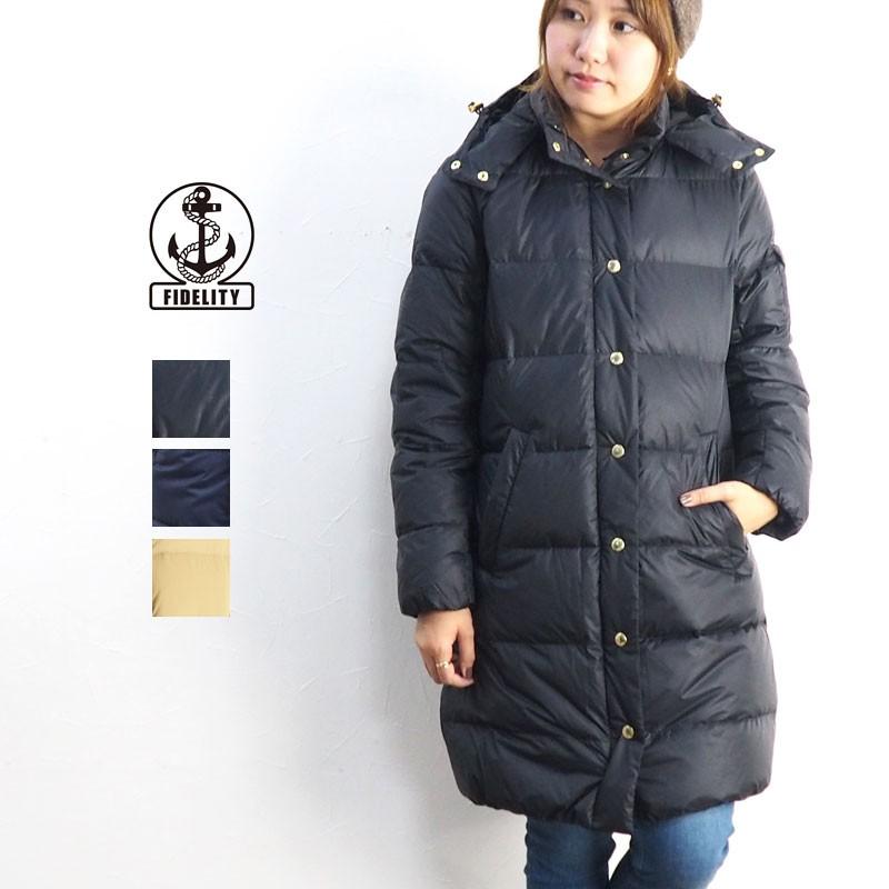 最高 ロング レディース ダウンコート Fidelity フィデリティ 実用的でシーンに合わせ2シルエット楽しめるロングダウンコート コート Fd72pm8w 冬 フード付き コート アウター Salvator In