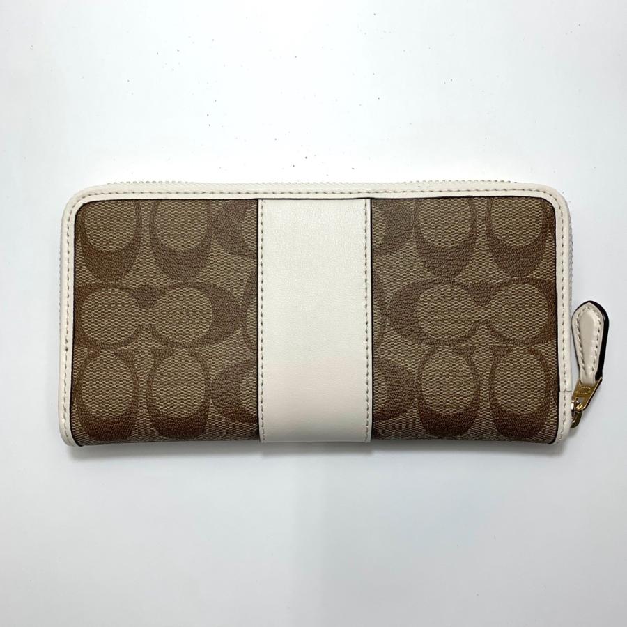 COACH コーチ 財布 アウトレット シグネチャー アコーディオン ジップ