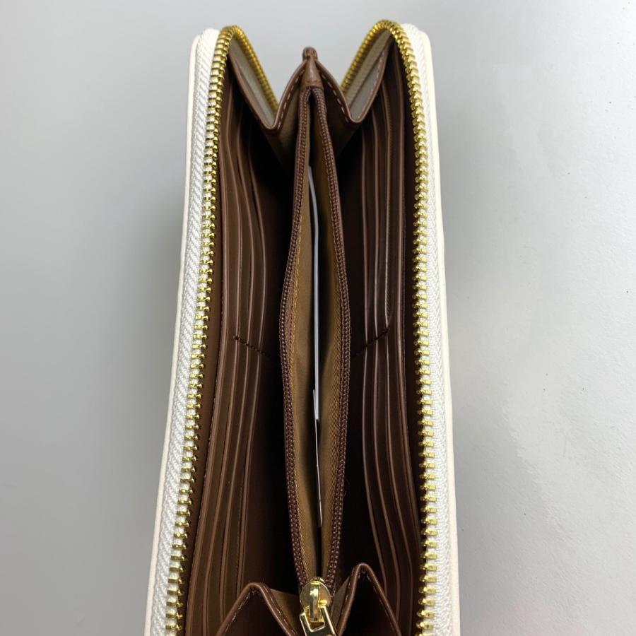 新品 コーチ COACH 長財布(ラウンドファスナー) アコーディオン ジップ ウォレット カーキ COACH（コーチ） 長財布 レザー ツートン アコーディオン ジップ