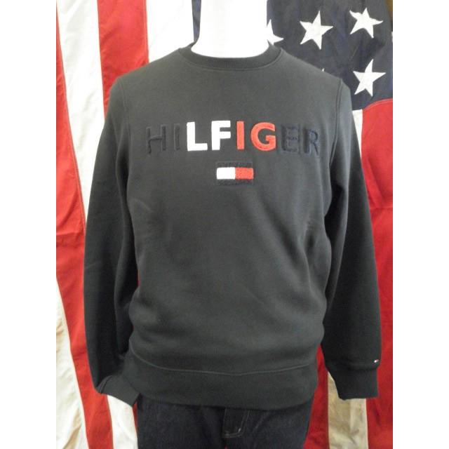 トミーヒルフィガー トレーナー 長袖 スウェットシャツ 裏起毛 ブラック メンズ Sサイズ レディース兼用 送料無料 tommy ユナイテッドスタイル 通販 Yahoo ショッピング