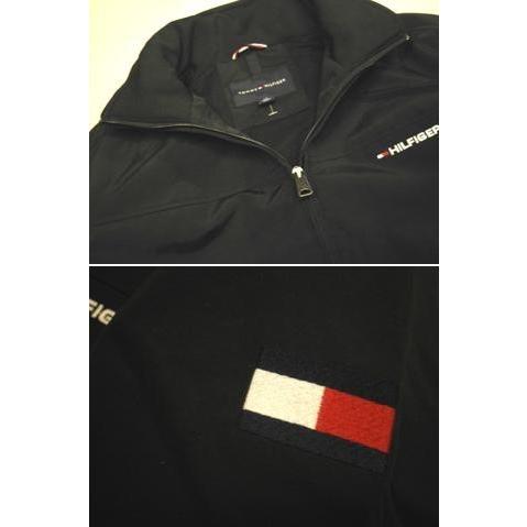 TOMMY HILFIGER（トミー・ヒルフィガー） ナイロンジャケット 襟ロゴ 
