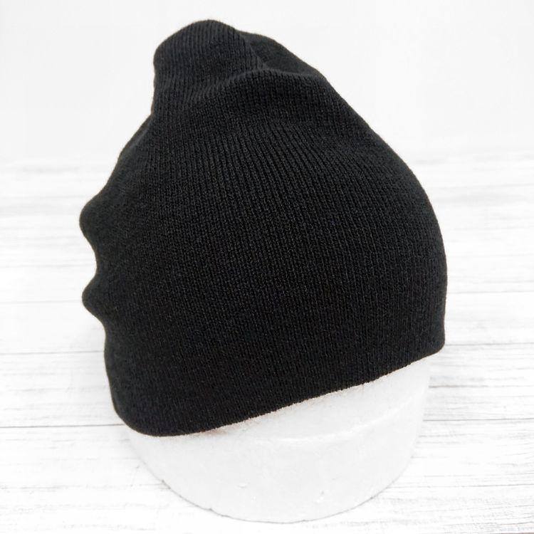 ニットキャップ LAロゴ ブラック ブルー ロサンゼルスドジャースカラー