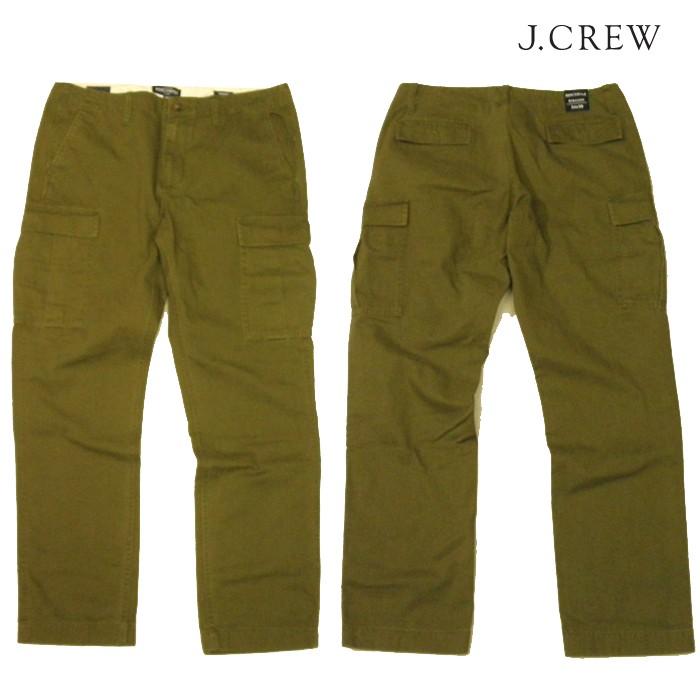 J.CREW（ジェイクルー） カーゴパンツ ストレート メンズ 34 36 カーキ