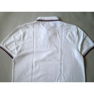 トミーヒルフィガー ポロシャツ トリコロール M 半袖 ロゴ刻印 刺繍 新品 トミーヒルフィガー Tシャツ TOMMY HILFIGER トリコロール