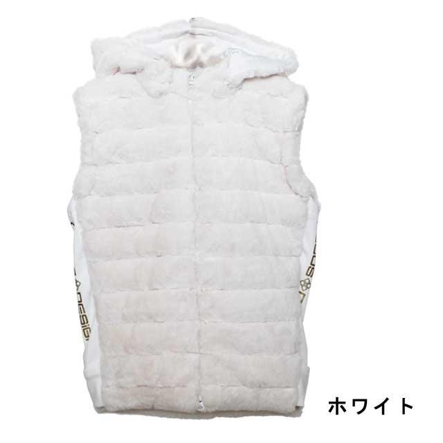 エコファー フーデッド ベスト ドゥーカス 秋冬 ゴルフ ウェア 