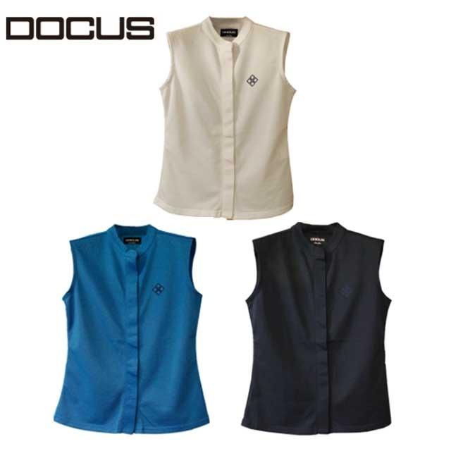 ドゥーカス ノースリーブ シャツ 春夏 かわいい おしゃれ 女子 ゴルフ ウェア 映え DOCUS DCL21S001 No Sleeve Shirt コアーズ