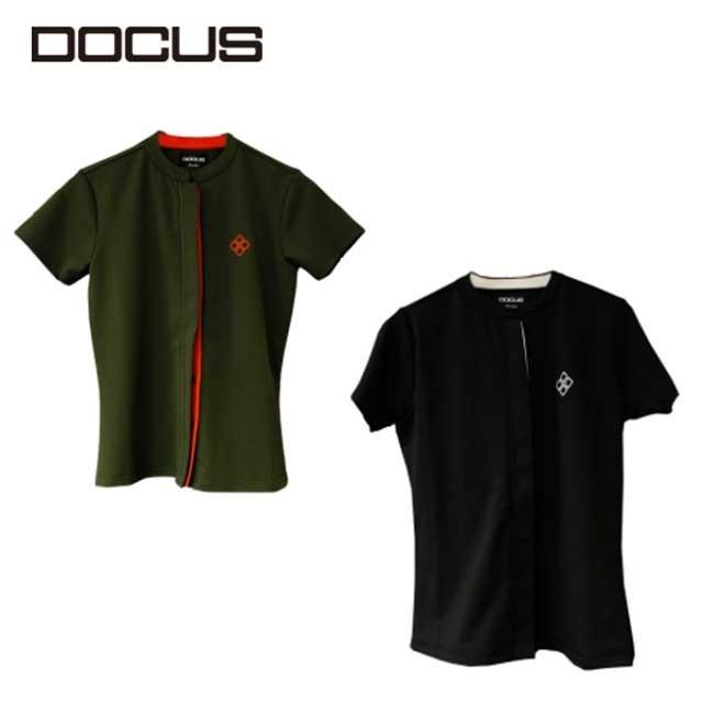 ドゥーカス シャツ 春夏 かわいい おしゃれ 女子 ゴルフ ウェア 映え DOCUS DCL21S002 Fly Front Shirt コアーズ