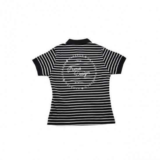 レディース ゴルフウェア BEYOND THE BORDER POLO ドゥーカス 春夏 アパレル ウェア ボーダーシャツ DOCUS ドゥーカス DCL22S004の画像