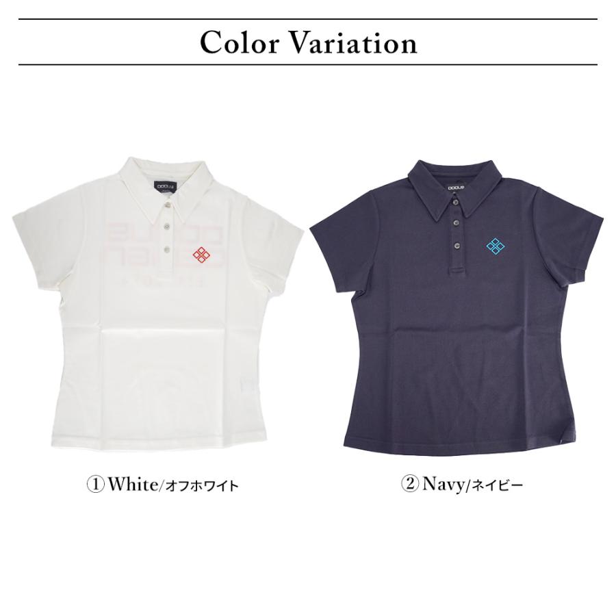 DOCUS レディース ゴルフウェア Ripple Polo DCL23S005