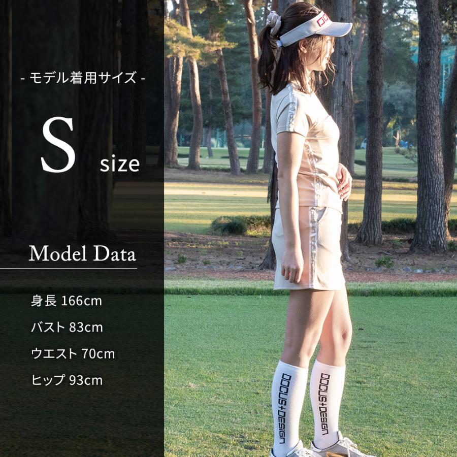 DOCUS（ドゥーカス） レディース ゴルフウェア Tape Skirt DCL23S012 