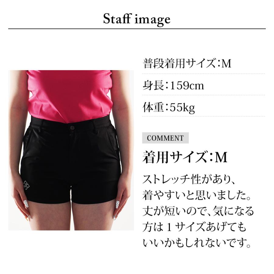 ゴルフウェア  ショートパンツ パンツ レディース Short Pants シンプル かっこいい 短い ショート丈の画像