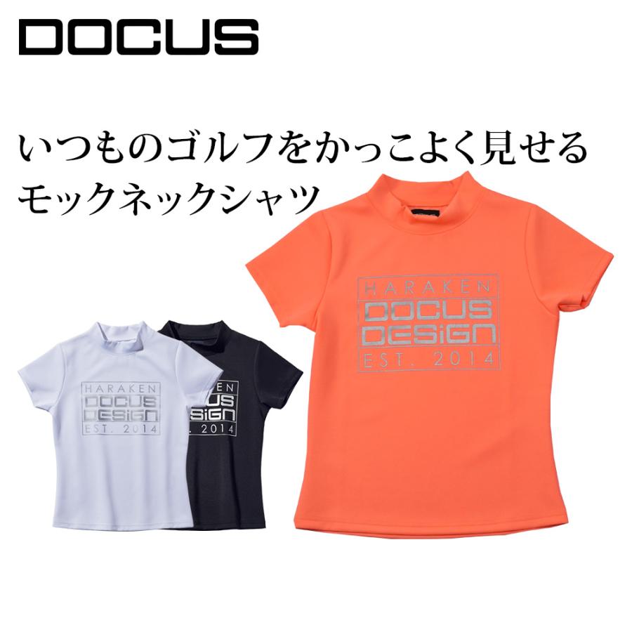 DOCUS ゴルフウェア モックネック ゴルフ 半袖 シャツ