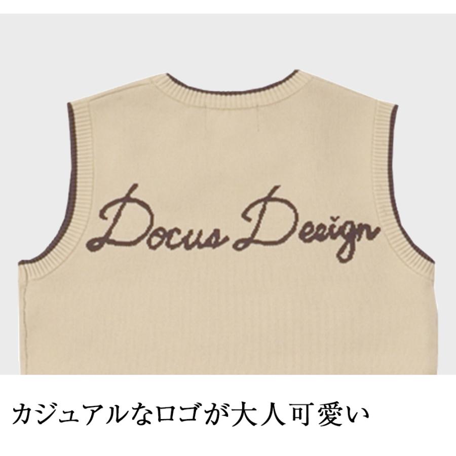 DOCUS（ドゥーカス） ゴルフウェア ニット サマーニット ノースリーブ