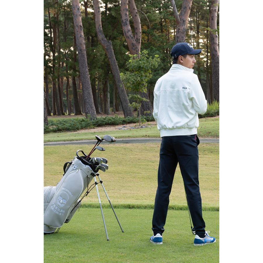 新品未使用　DOCUSドゥーカス　ゴルフウェア　パンツ　刺繍ロゴ　ブラック　S DOCUS（ドゥーカス） ゴルフウェア ジャケット Add Wind Jacket