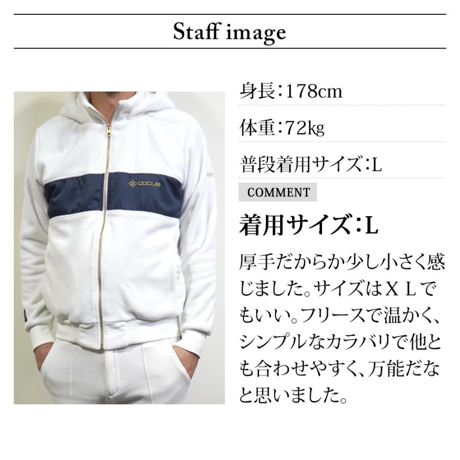 DOCUS メンズ ジャケット Warm Fleece Jacket DCM23A008