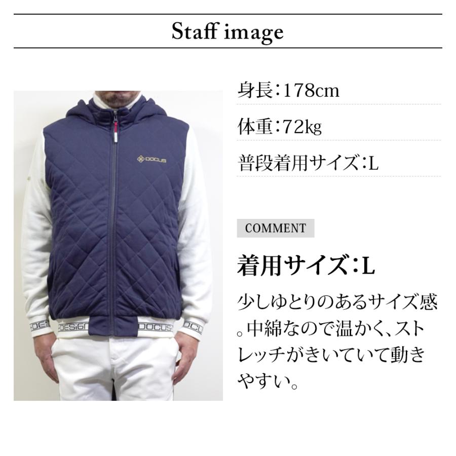 DOCUS メンズ ジャケット BQ Jacket Hoodie DCM23A014 ドゥーカス BQ ジャケット フーディ メンズファッションの画像