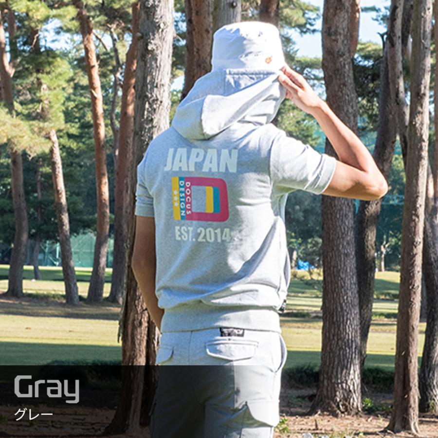 新品　DOCUS DESIGN ドゥーカス パーカー ショートスリーブ フーディ DOCUS DESIGN ドゥーカス パーカー ショートスリーブ フーディ DOCUS