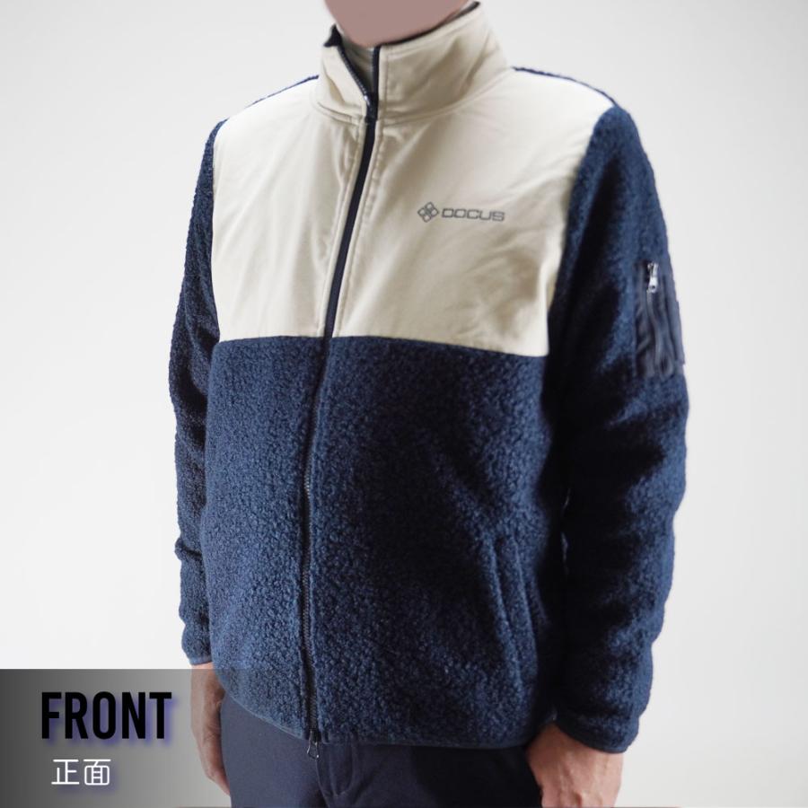 2025年秋冬新作】DOCUS ゴルフウェア おしゃれ LD フリース ジャケット