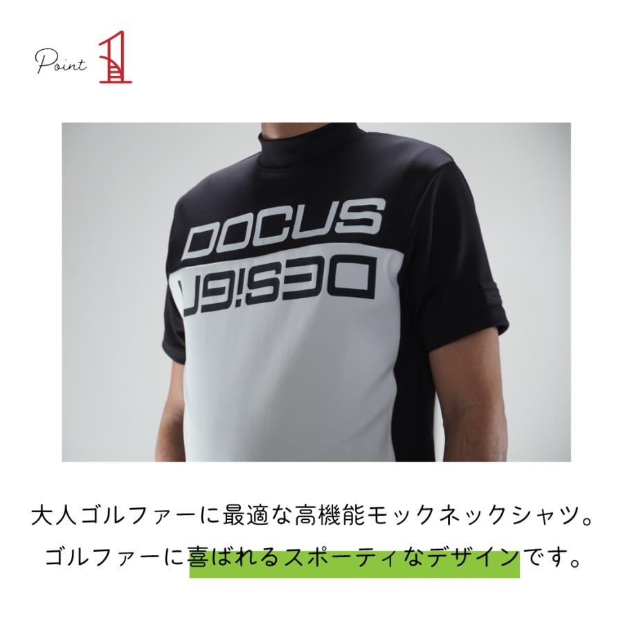 ドゥーカス　ゴルフウェア ドゥーカス DC ビッグロゴラインノースリーブワンピース