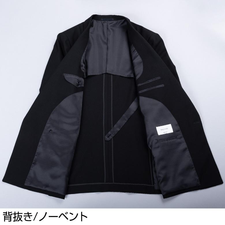 礼服 メンズ 夏用 喪服 ダブル葬式 結婚式 春夏秋冬 フォーマル スーツ ウルトラブラック | UNITED GOLD | 08