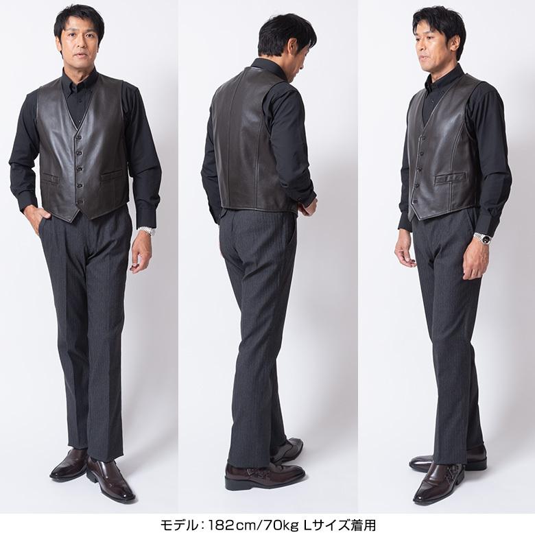 ラムレザー ベスト メンズ 本革 羊革 高級 レザー ブラック ラムレザー ベスト メンズ 本革 羊革 高級 レザー ブラック
