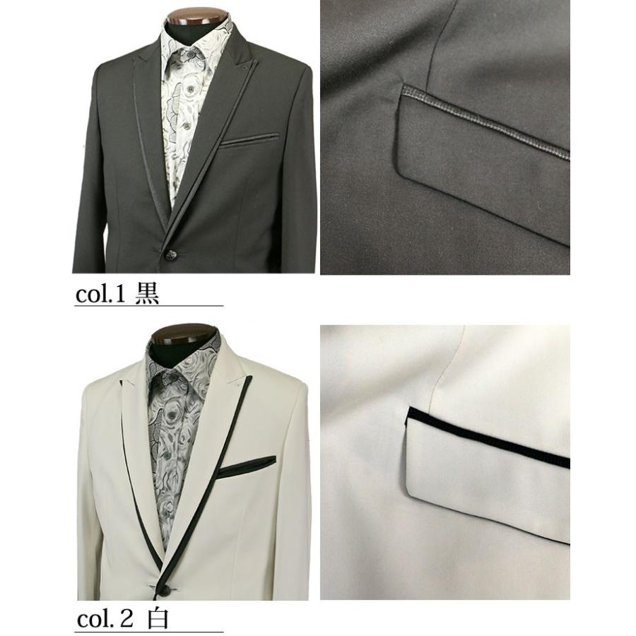 スーツ メンズ パーティースーツ スリムスーツ 白 黒 セットアップスーツ モデル 成人式 結婚式 二次会 ノータック ローライズ 1つボタン メンズスーツ United Gold 通販 Yahoo ショッピング