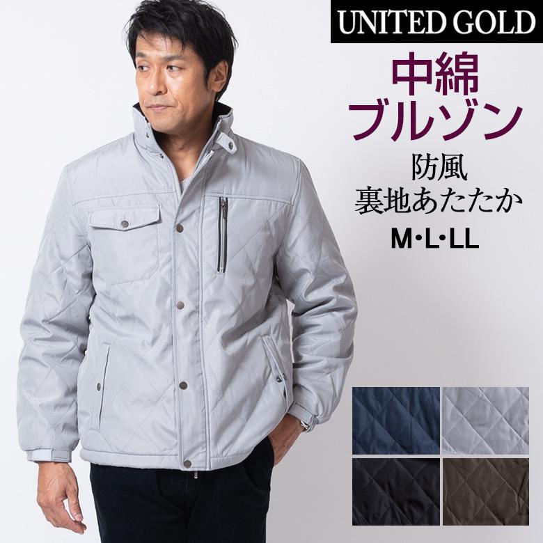 アウター メンズ 中綿アウター カジュアル ブルゾン 秋冬 軽い 防風 ブラック ネイビー グレー カーキ 3459 送料無料 Ca40 メンズスーツ United Gold 通販 Yahoo ショッピング