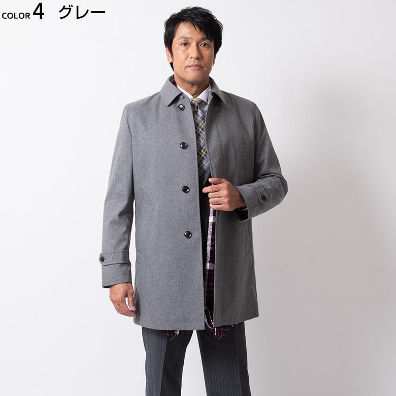 Amazon ビジネスコート メンズ スタンドカラー ハーフコート カジュアル スエード調 マイクロモールスキン ビジネス カジュアル 軽い 暖かい 秋冬 419655 1 黒 L コート ジャケット 通販