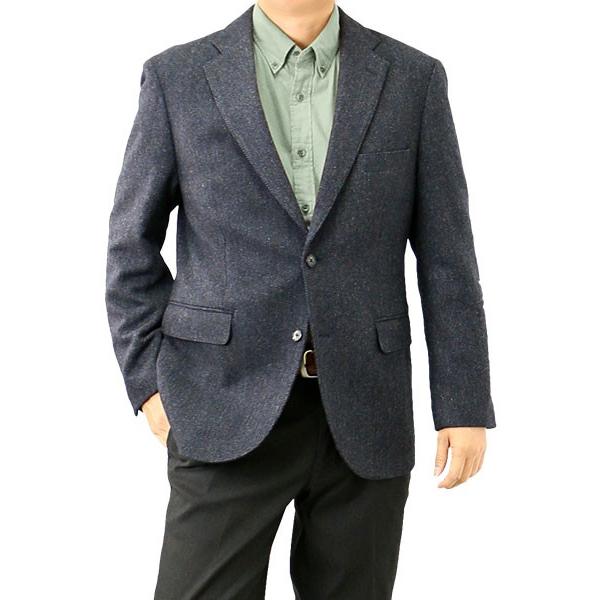 ジャケット メンズ 秋冬 ウール混 ブレザー テーラード ウォームビズ