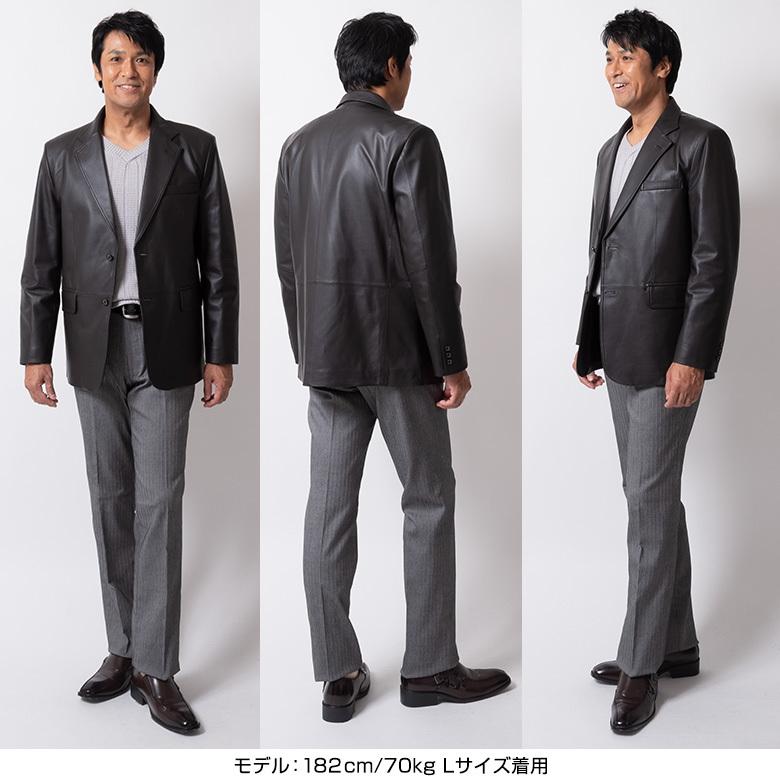 UNITED GOLD レザー ジャケット メンズ ラムレザー 高級ラム 羊革