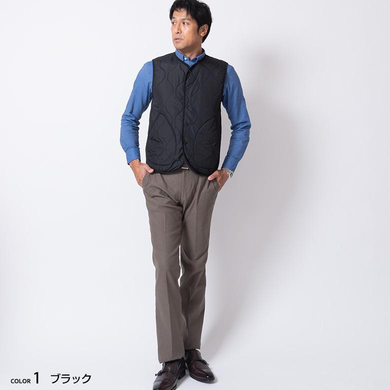 インナーベスト メンズ カジュアル ベスト 秋冬 裏フリース オフィス ビジネス アウター 前開き 軽量 防風 3454 送料無料 Vest30 メンズスーツ United Gold 通販 Yahoo ショッピング
