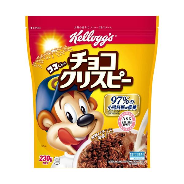 ケロッグ ココくんのチョコクリスピー 袋 260g 12袋 44 17 ユニティー 通販 Yahoo ショッピング