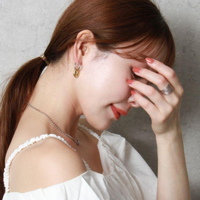 メッシュリング サージカルステンレス 18K 18金 指輪 ゴールド